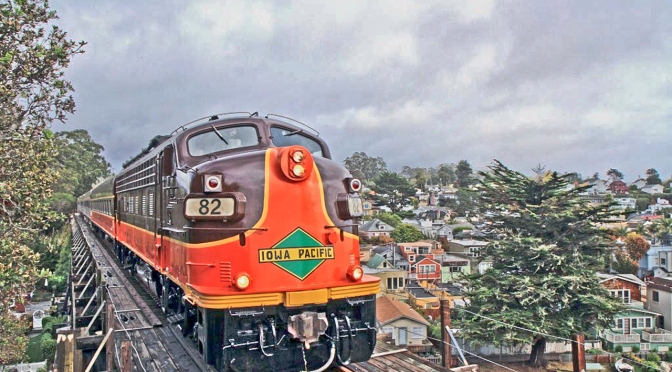 Train to Christmastown in Watsonville, Calif.